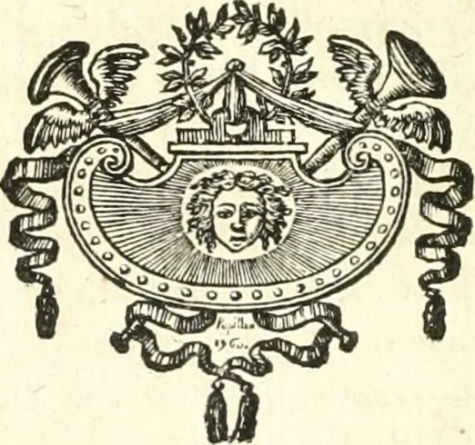 An illustration from Histoire de l'Académie royale des inscriptions et belles lettres, depuis son establissement jusqu'à présent : Avec les Mémoires de littérature tirez des registres de cette Académie depuis son renouvellement jusqu'en 1710, 1736, leaf 609