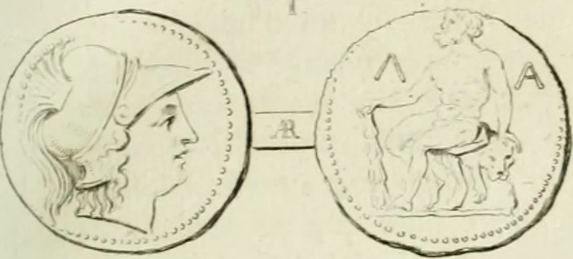An illustration from Histoire de l'Académie royale des inscriptions et belles lettres, depuis son establissement jusqu'à présent : Avec les Mémoires de littérature tirez des registres de cette Académie depuis son renouvellement jusqu'en 1710, 1736, leaf 108