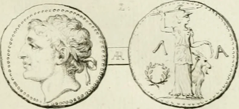 An illustration from Histoire de l'Académie royale des inscriptions et belles lettres, depuis son establissement jusqu'à présent : Avec les Mémoires de littérature tirez des registres de cette Académie depuis son renouvellement jusqu'en 1710, 1736, leaf 108