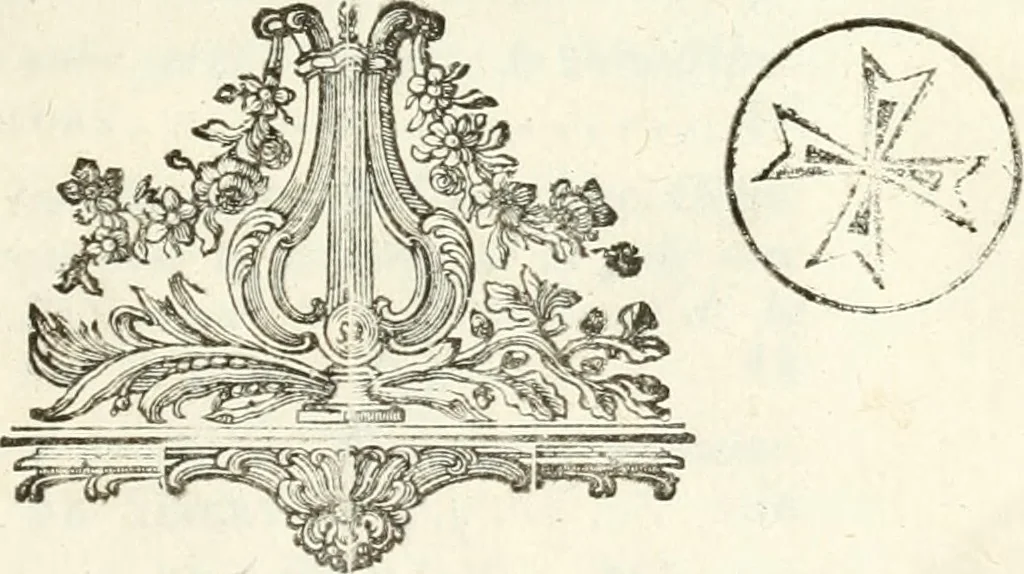 An illustration from Histoire de l'Académie royale des inscriptions et belles lettres, depuis son establissement jusqu'à présent : Avec les Mémoires de littérature tirez des registres de cette Académie depuis son renouvellement jusqu'en 1710, 1736, leaf 4