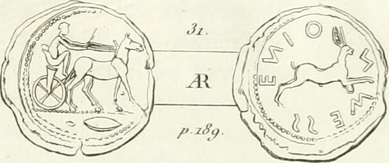 An illustration from Histoire de l'Académie royale des inscriptions et belles lettres, depuis son establissement jusqu'à présent : Avec les Mémoires de littérature tirez des registres de cette Académie depuis son renouvellement jusqu'en 1710, 1736, leaf 228