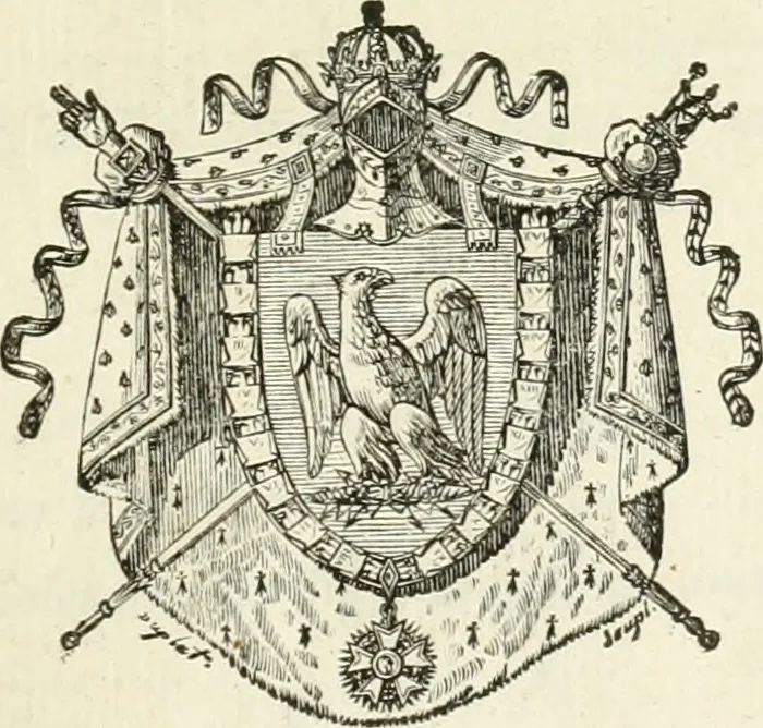 An illustration from Histoire de l'Académie royale des inscriptions et belles lettres, depuis son establissement jusqu'à présent : Avec les Mémoires de littérature tirez des registres de cette Académie depuis son renouvellement jusqu'en 1710, 1736, leaf 6