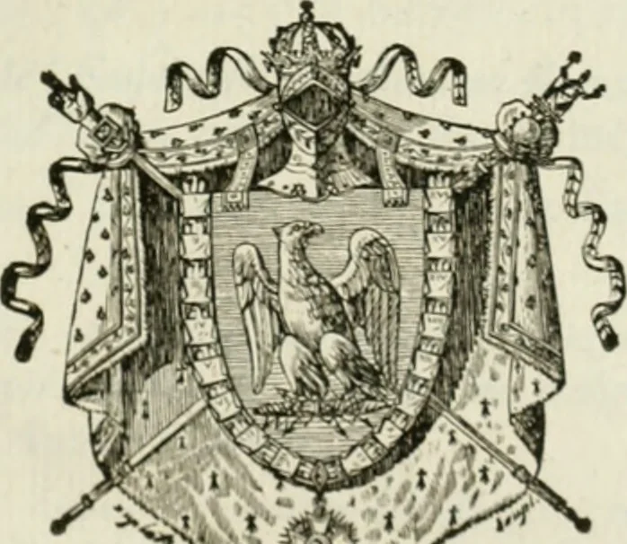 An illustration from Histoire de l'Académie royale des inscriptions et belles lettres, depuis son establissement jusqu'à présent : Avec les Mémoires de littérature tirez des registres de cette Académie depuis son renouvellement jusqu'en 1710, 1736, leaf 6