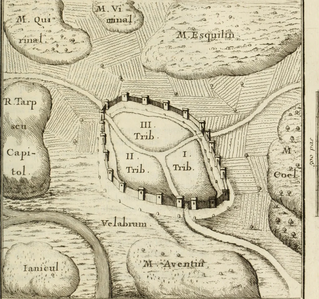 An illustration from Histoire de l'Académie royale des inscriptions et belles lettres, depuis son establissement jusqu'à présent : Avec les Mémoires de littérature tirez des registres de cette Académie depuis son renouvellement jusqu'en 1710, 1736, leaf 106