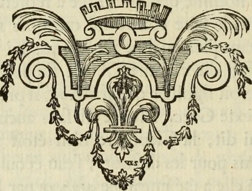 An illustration from Histoire de l'Académie royale des inscriptions et belles lettres, depuis son establissement jusqu'à présent : Avec les Mémoires de littérature tirez des registres de cette Académie depuis son renouvellement jusqu'en 1710, 1736, leaf 183