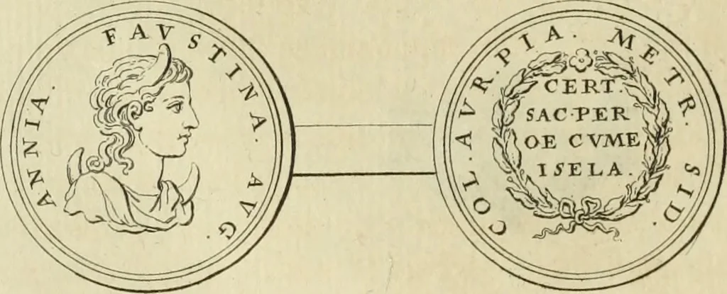 An illustration from Histoire de l'Académie royale des inscriptions et belles lettres, depuis son establissement jusqu'à présent : Avec les Mémoires de littérature tirez des registres de cette Académie depuis son renouvellement jusqu'en 1710, 1736, leaf 293