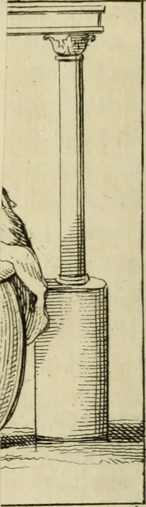 An illustration from Histoire de l'Académie royale des inscriptions et belles lettres, depuis son establissement jusqu'à présent : Avec les Mémoires de littérature tirez des registres de cette Académie depuis son renouvellement jusqu'en 1710, 1736, leaf 315