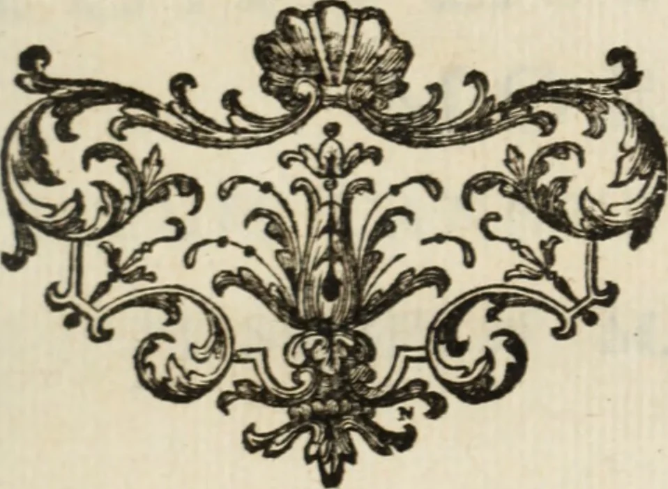 An illustration from Histoire de l'Académie royale des inscriptions et belles lettres, depuis son establissement jusqu'à présent : Avec les Mémoires de littérature tirez des registres de cette Académie depuis son renouvellement jusqu'en 1710, 1736, leaf 384