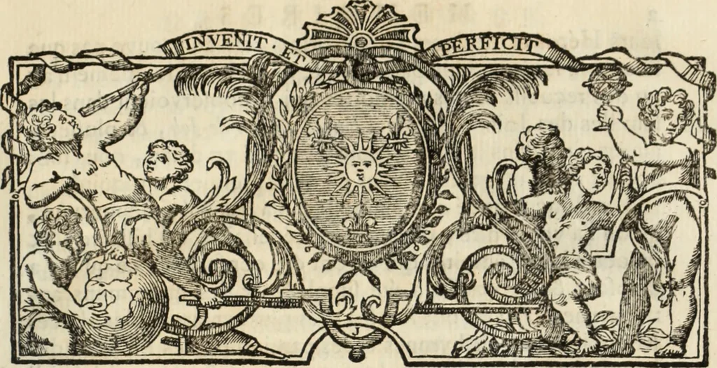 An illustration from Histoire de l'Académie royale des inscriptions et belles lettres, depuis son establissement jusqu'à présent : Avec les Mémoires de littérature tirez des registres de cette Académie depuis son renouvellement jusqu'en 1710, 1736, leaf 12