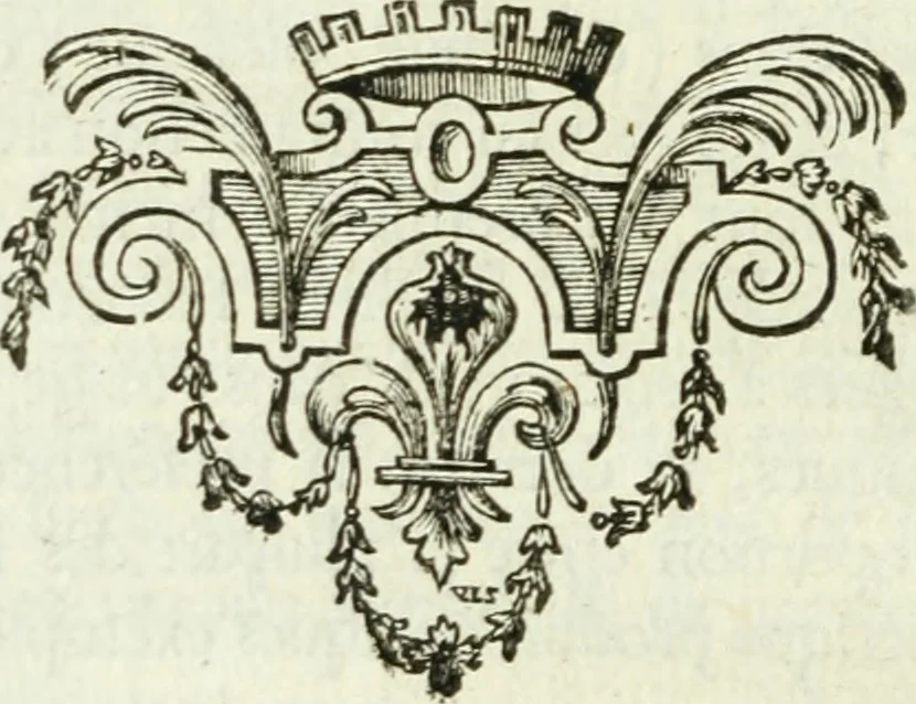 An illustration from Histoire de l'Académie royale des inscriptions et belles lettres, depuis son establissement jusqu'à présent : Avec les Mémoires de littérature tirez des registres de cette Académie depuis son renouvellement jusqu'en 1710, 1736, leaf 107