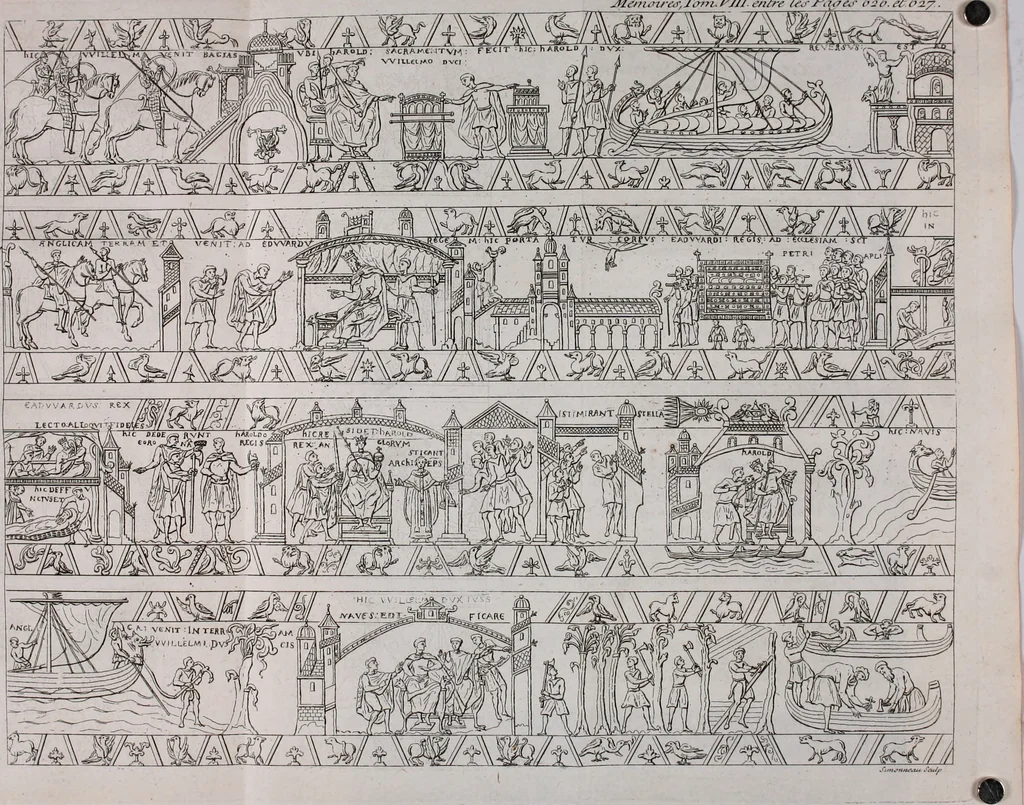 An illustration from Histoire de l'Académie royale des inscriptions et belles lettres, depuis son establissement jusqu'à présent : Avec les Mémoires de littérature tirez des registres de cette Académie depuis son renouvellement jusqu'en 1710, 1736, leaf 641