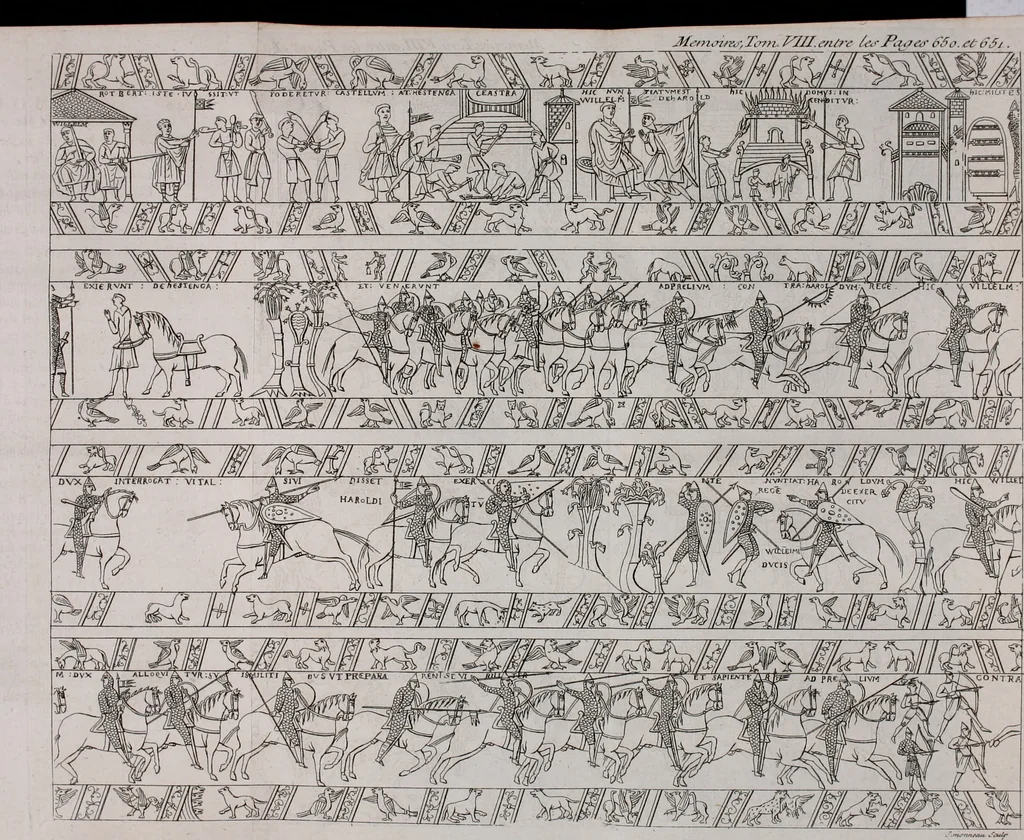 An illustration from Histoire de l'Académie royale des inscriptions et belles lettres, depuis son establissement jusqu'à présent : Avec les Mémoires de littérature tirez des registres de cette Académie depuis son renouvellement jusqu'en 1710, 1736, leaf 669