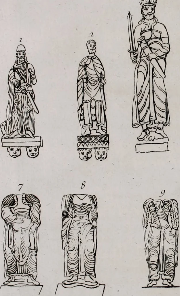 An illustration from Histoire de l'Académie royale des inscriptions et belles lettres, depuis son establissement jusqu'à présent : Avec les Mémoires de littérature tirez des registres de cette Académie depuis son renouvellement jusqu'en 1710, 1736, leaf 211