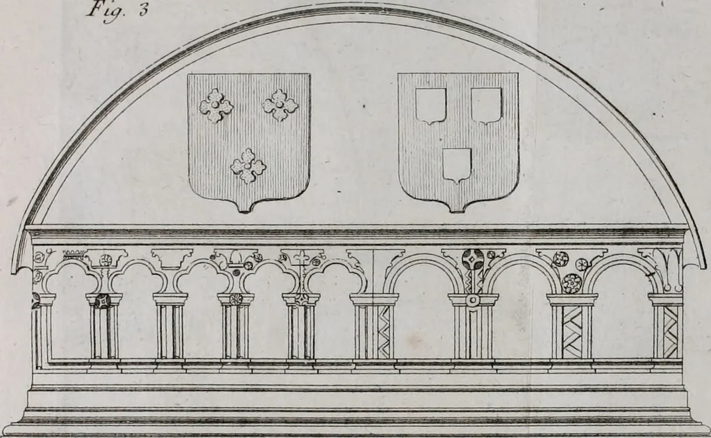An illustration from Histoire de l'Académie royale des inscriptions et belles lettres, depuis son establissement jusqu'à présent : Avec les Mémoires de littérature tirez des registres de cette Académie depuis son renouvellement jusqu'en 1710, 1736, leaf 231