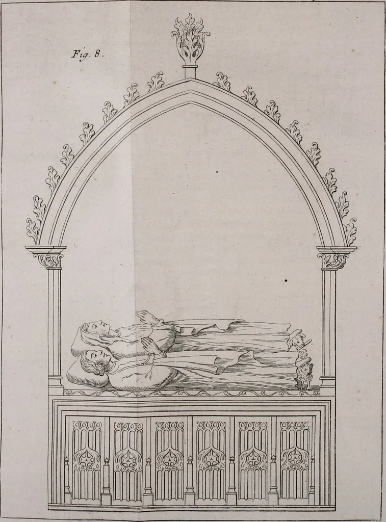 An illustration from Histoire de l'Académie royale des inscriptions et belles lettres, depuis son establissement jusqu'à présent : Avec les Mémoires de littérature tirez des registres de cette Académie depuis son renouvellement jusqu'en 1710, 1736, leaf 264
