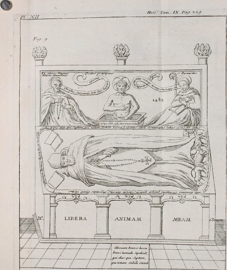 An illustration from Histoire de l'Académie royale des inscriptions et belles lettres, depuis son establissement jusqu'à présent : Avec les Mémoires de littérature tirez des registres de cette Académie depuis son renouvellement jusqu'en 1710, 1736, leaf 265