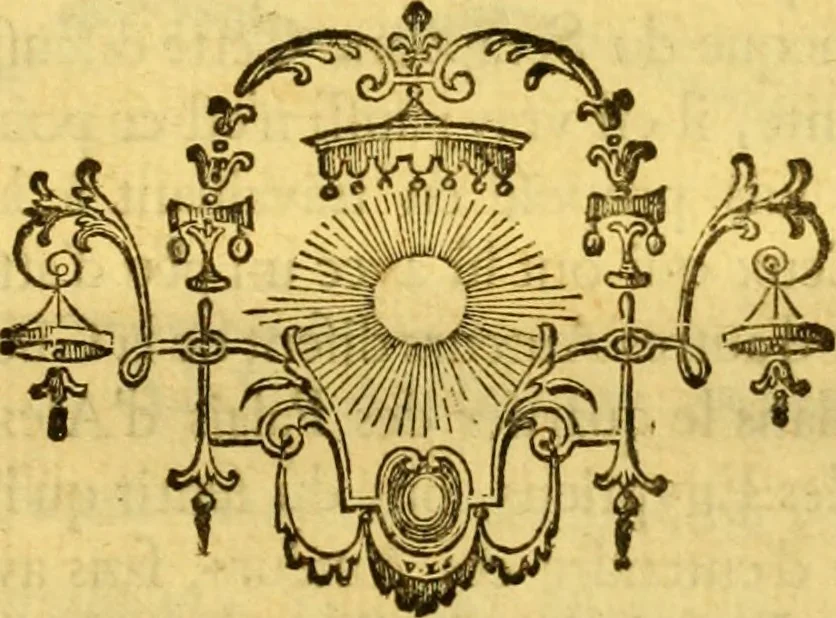 An illustration from Histoire de l'Académie royale des inscriptions et belles lettres, depuis son establissement jusqu'à présent : Avec les Mémoires de littérature tirez des registres de cette Académie depuis son renouvellement jusqu'en 1710, 1736, leaf 716