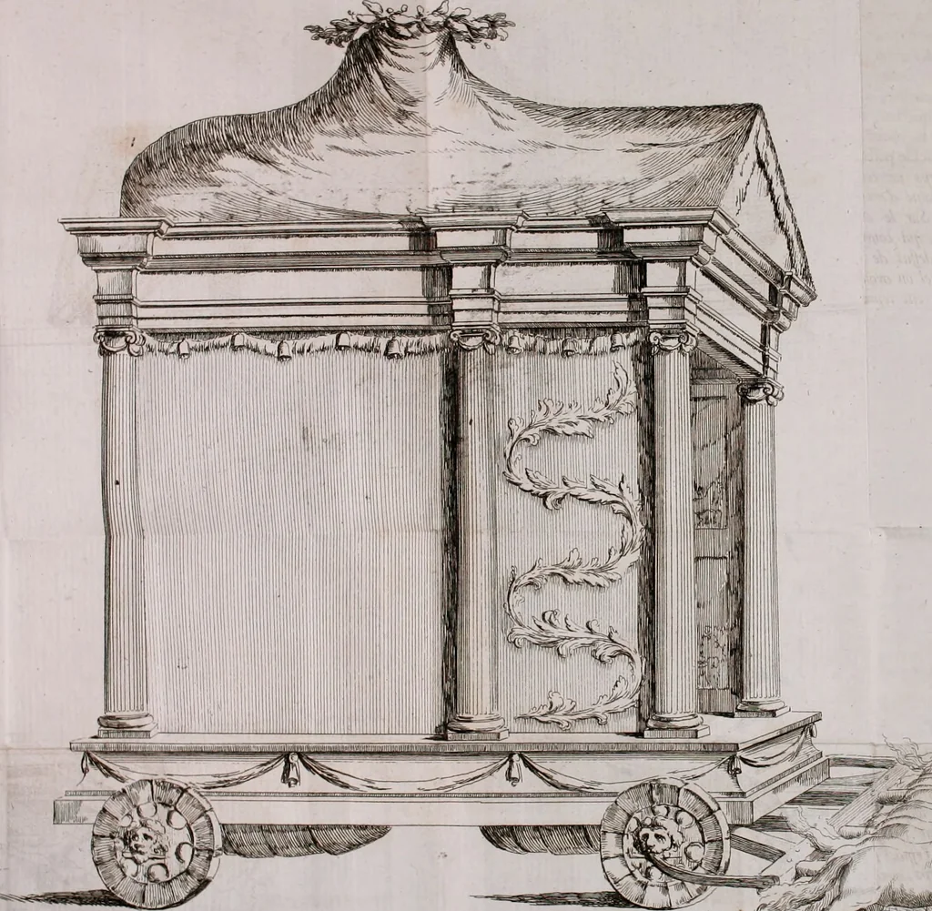 An illustration from Histoire de l'Académie royale des inscriptions et belles lettres, depuis son establissement jusqu'à présent : Avec les Mémoires de littérature tirez des registres de cette Académie depuis son renouvellement jusqu'en 1710, 1736, leaf 110
