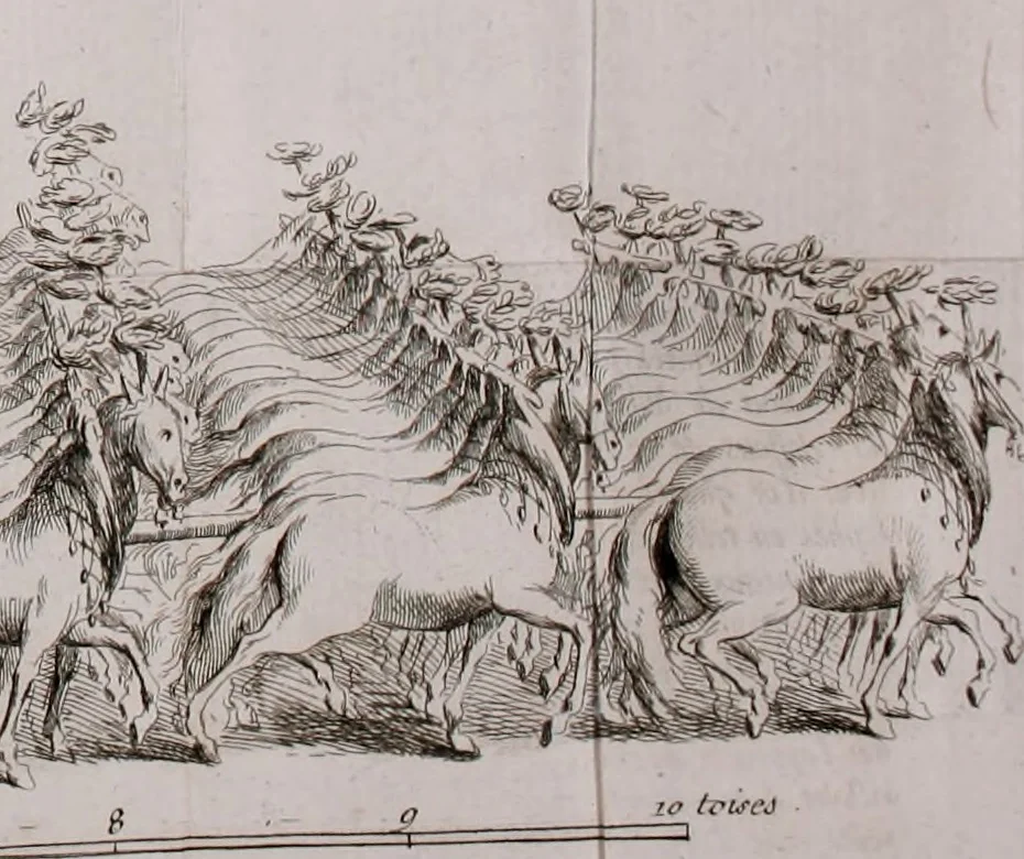 An illustration from Histoire de l'Académie royale des inscriptions et belles lettres, depuis son establissement jusqu'à présent : Avec les Mémoires de littérature tirez des registres de cette Académie depuis son renouvellement jusqu'en 1710, 1736, leaf 110