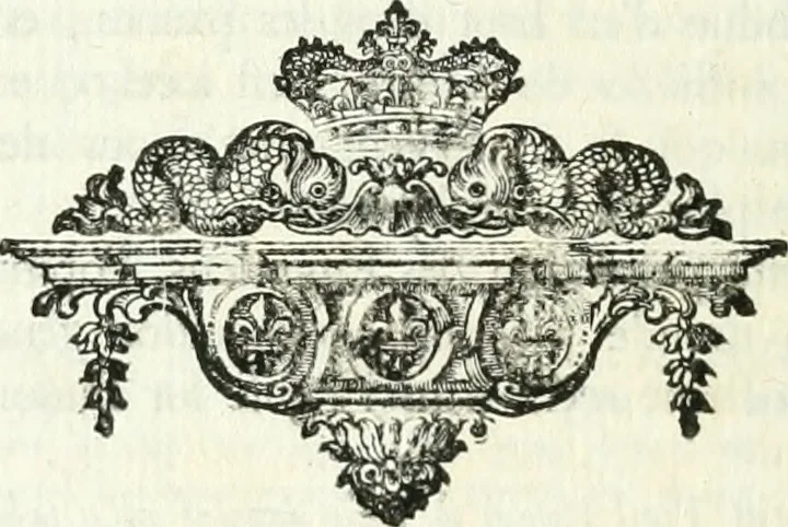 An illustration from Histoire de l'Académie royale des inscriptions et belles lettres, depuis son establissement jusqu'à présent : Avec les Mémoires de littérature tirez des registres de cette Académie depuis son renouvellement jusqu'en 1710, 1736, leaf 677