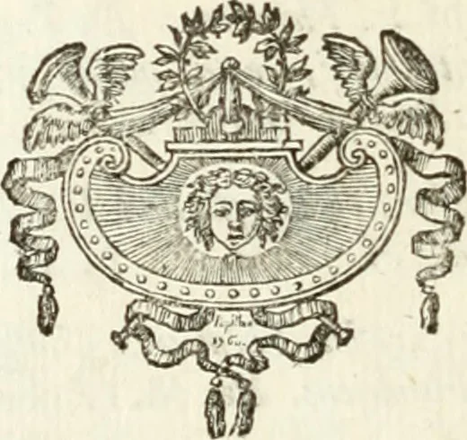 An illustration from Histoire de l'Académie royale des inscriptions et belles lettres, depuis son establissement jusqu'à présent : Avec les Mémoires de littérature tirez des registres de cette Académie depuis son renouvellement jusqu'en 1710, 1736, leaf 11