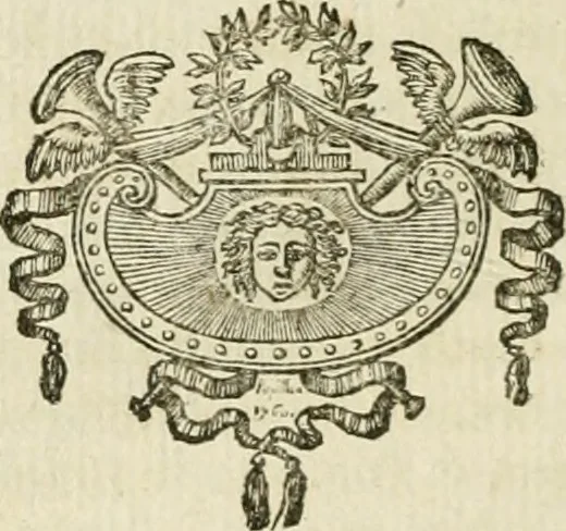 An illustration from Histoire de l'Académie royale des inscriptions et belles lettres, depuis son establissement jusqu'à présent : Avec les Mémoires de littérature tirez des registres de cette Académie depuis son renouvellement jusqu'en 1710, 1736, leaf 289