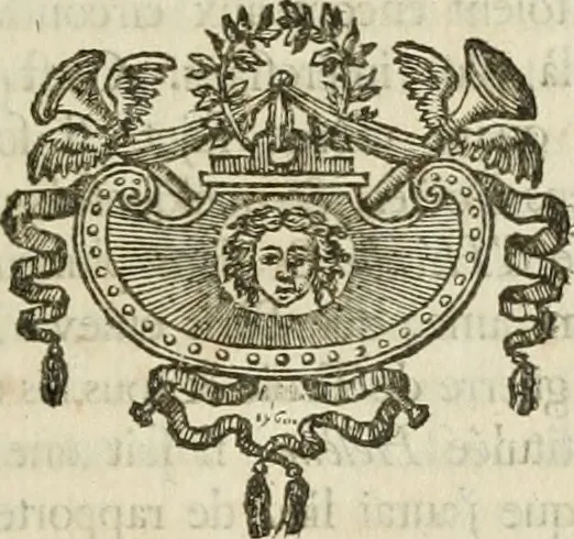 An illustration from Histoire de l'Académie royale des inscriptions et belles lettres, depuis son establissement jusqu'à présent : Avec les Mémoires de littérature tirez des registres de cette Académie depuis son renouvellement jusqu'en 1710, 1736, leaf 446