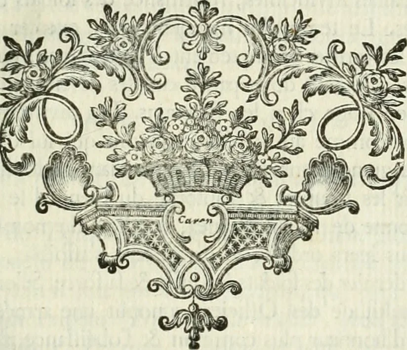 An illustration from Histoire de l'Académie royale des inscriptions et belles lettres, depuis son establissement jusqu'à présent : Avec les Mémoires de littérature tirez des registres de cette Académie depuis son renouvellement jusqu'en 1710, 1736, leaf 124