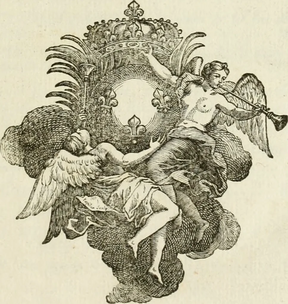 An illustration from Histoire de l'Académie royale des inscriptions et belles lettres, depuis son establissement jusqu'à présent : Avec les Mémoires de littérature tirez des registres de cette Académie depuis son renouvellement jusqu'en 1710, 1736, leaf 4
