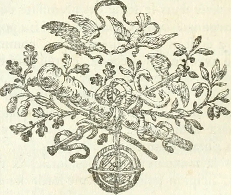 An illustration from Histoire de l'Académie royale des inscriptions et belles lettres, depuis son establissement jusqu'à présent : Avec les Mémoires de littérature tirez des registres de cette Académie depuis son renouvellement jusqu'en 1710, 1736, leaf 375