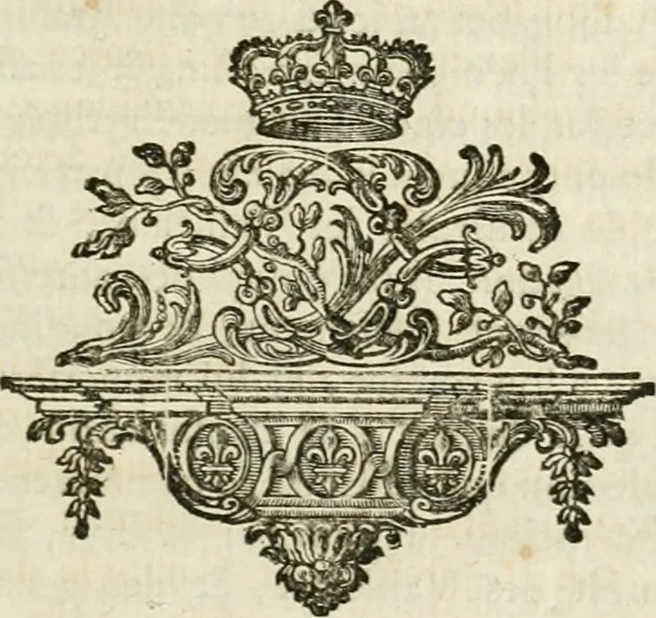 An illustration from Histoire de l'Académie royale des inscriptions et belles lettres, depuis son establissement jusqu'à présent : Avec les Mémoires de littérature tirez des registres de cette Académie depuis son renouvellement jusqu'en 1710, 1736, leaf 266