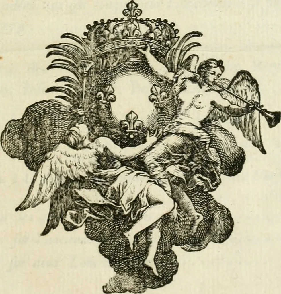 An illustration from Histoire de l'Académie royale des inscriptions et belles lettres, depuis son establissement jusqu'à présent : Avec les Mémoires de littérature tirez des registres de cette Académie depuis son renouvellement jusqu'en 1710, 1736, leaf 4
