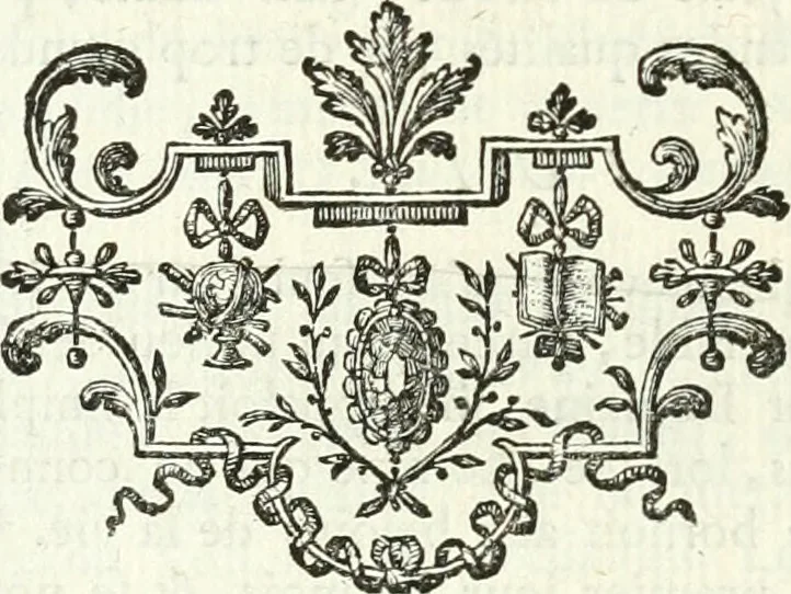An illustration from Histoire de l'Académie royale des inscriptions et belles lettres, depuis son establissement jusqu'à présent : Avec les Mémoires de littérature tirez des registres de cette Académie depuis son renouvellement jusqu'en 1710, 1736, leaf 713