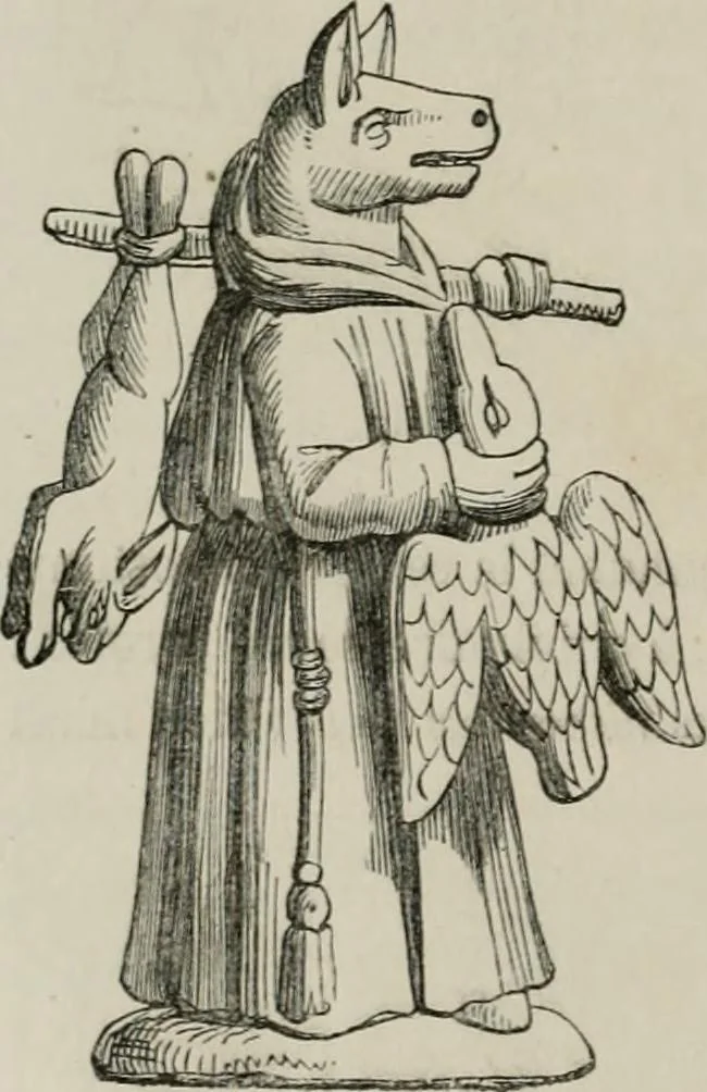 An illustration from Histoire de la caricature et du grotesque dans la littérature et dans l'art, 1875, leaf 113