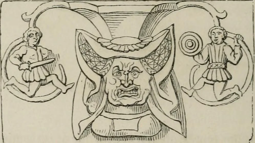 An illustration from Histoire de la caricature et du grotesque dans la littérature et dans l'art, 1875, leaf 133