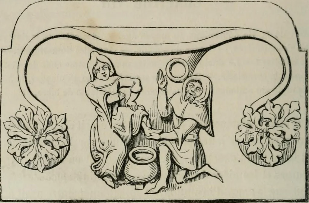 An illustration from Histoire de la caricature et du grotesque dans la littérature et dans l'art, 1875, leaf 149
