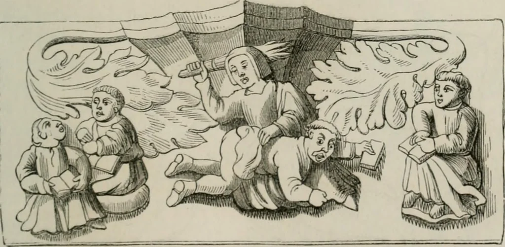 An illustration from Histoire de la caricature et du grotesque dans la littérature et dans l'art, 1875, leaf 150