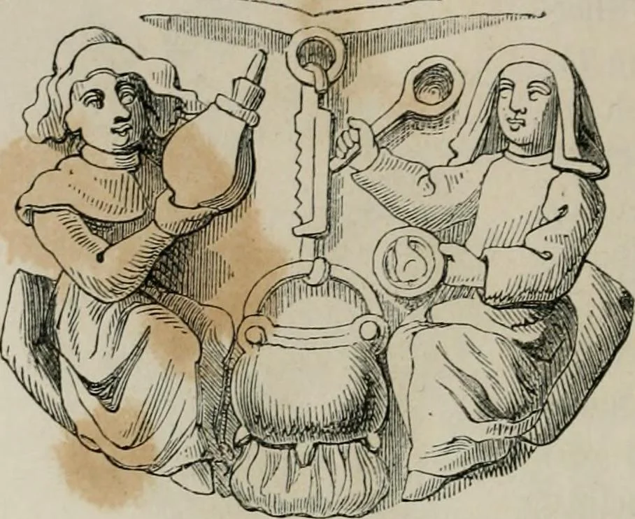 An illustration from Histoire de la caricature et du grotesque dans la littérature et dans l'art, 1875, leaf 151