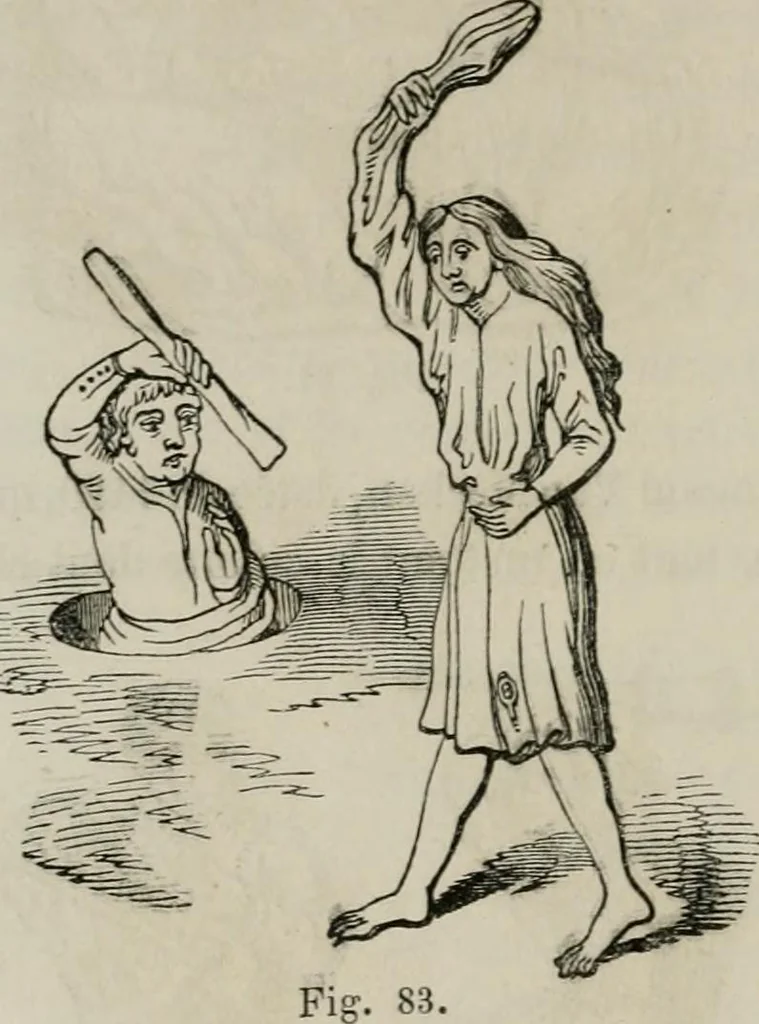 An illustration from Histoire de la caricature et du grotesque dans la littérature et dans l'art, 1875, leaf 157