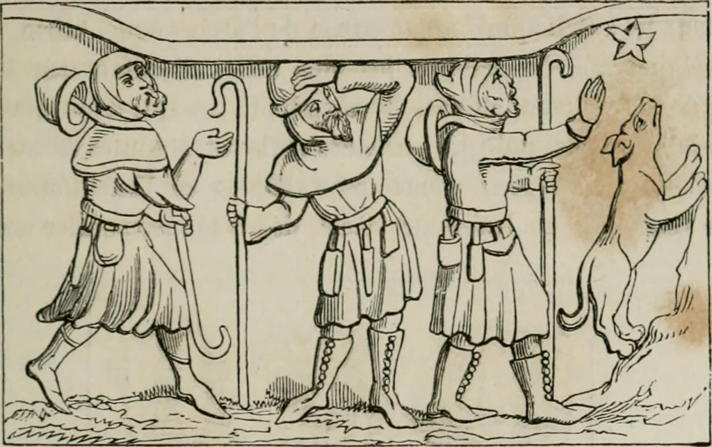 An illustration from Histoire de la caricature et du grotesque dans la littérature et dans l'art, 1875, leaf 166