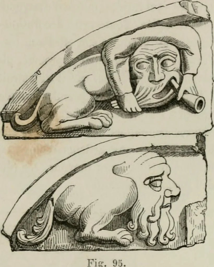 An illustration from Histoire de la caricature et du grotesque dans la littérature et dans l'art, 1875, leaf 170
