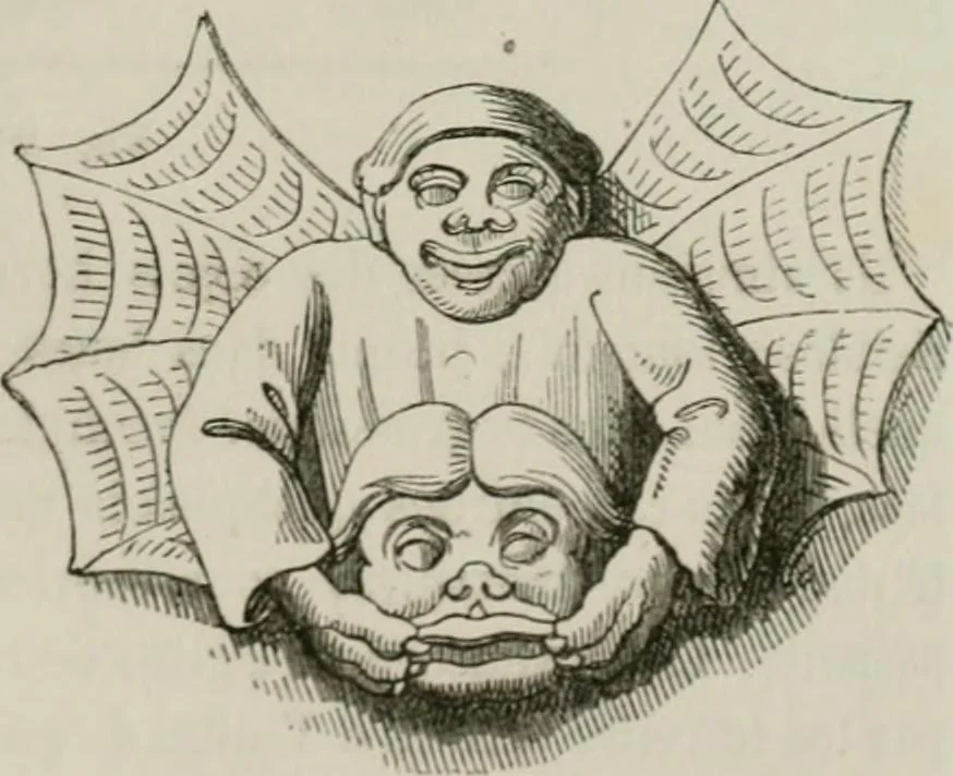 An illustration from Histoire de la caricature et du grotesque dans la littérature et dans l'art, 1875, leaf 170