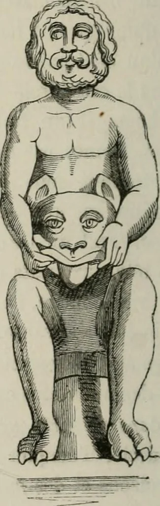An illustration from Histoire de la caricature et du grotesque dans la littérature et dans l'art, 1875, leaf 173