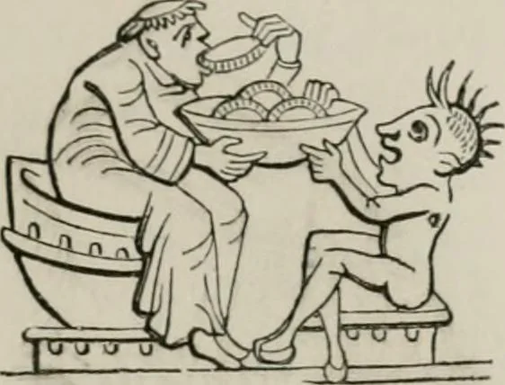 An illustration from Histoire de la caricature et du grotesque dans la littérature et dans l'art, 1875, leaf 174