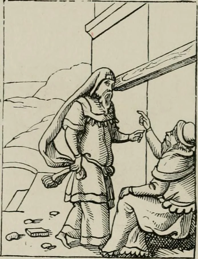 An illustration from Histoire de la caricature et du grotesque dans la littérature et dans l'art, 1875, leaf 179
