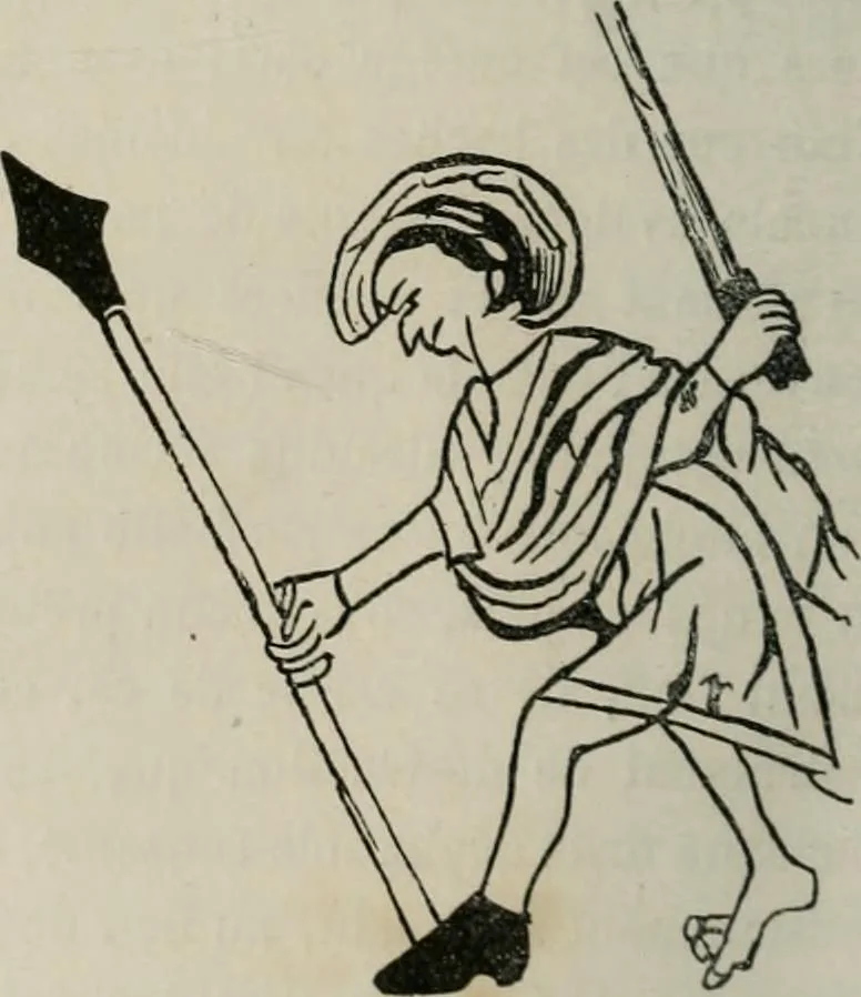 An illustration from Histoire de la caricature et du grotesque dans la littérature et dans l'art, 1875, leaf 199