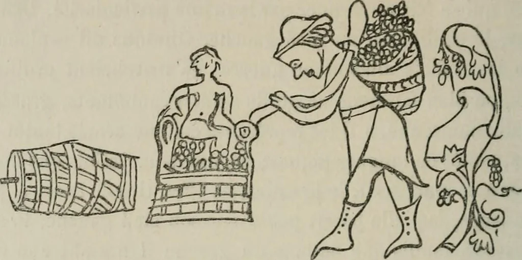 An illustration from Histoire de la caricature et du grotesque dans la littérature et dans l'art, 1875, leaf 201