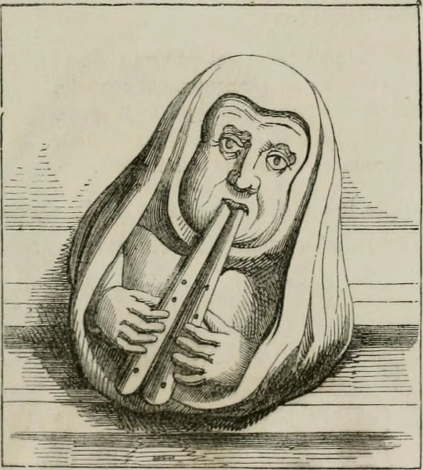 An illustration from Histoire de la caricature et du grotesque dans la littérature et dans l'art, 1875, leaf 214