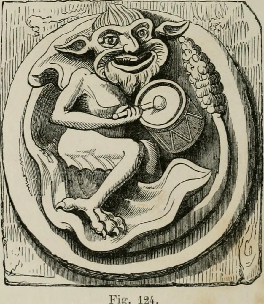 An illustration from Histoire de la caricature et du grotesque dans la littérature et dans l'art, 1875, leaf 215