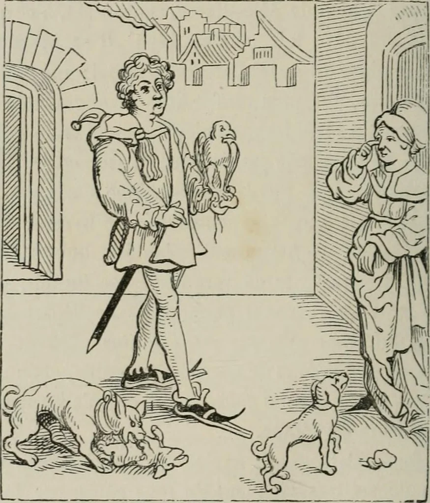An illustration from Histoire de la caricature et du grotesque dans la littérature et dans l'art, 1875, leaf 235